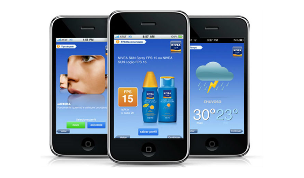 Nivea Sun app