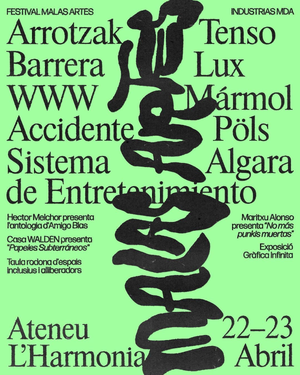 Festival Malas Artes 2022. Barcelona